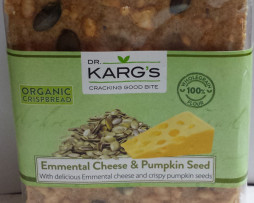 Dr Karg Spelt and Emmental Cheese Crackers (200g)