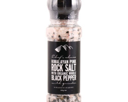 Grinder - Himalayan Pink Rock Salt with Organic Black Pepper (180g)