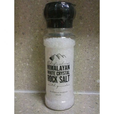 Grinder - Himalayan White Crystal Rock Salt (200g)