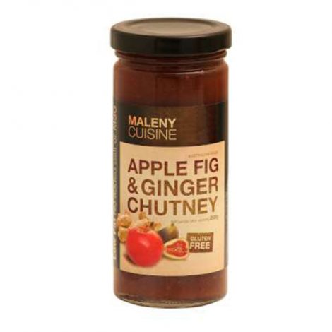 Maleny Cuisine Apple, Fig and Ginger Chutney (280g)